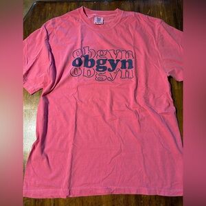 OB/GYN Pink Graphic T-Shirt
